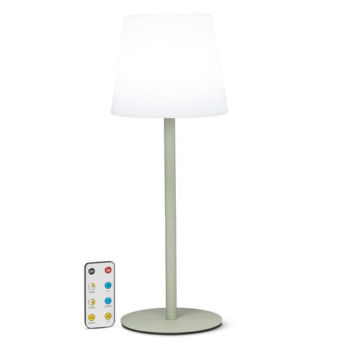 Outdoor LED Table Light with Remote - green